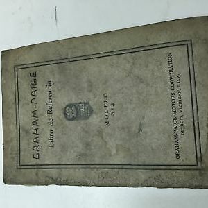 LIBRO DE REFERENCIAS GRAHAM-PAIGE MODELO 614