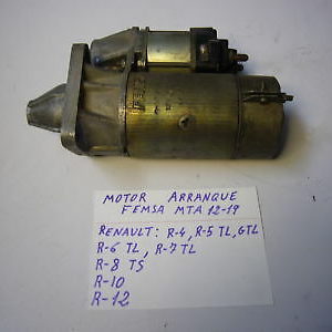 Motor de arranque FEMSA 12-19 / R4-R5TL,GTL-R6TL,R7TL,R