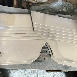 PAIR REAR PANEL SIDE SEAT LH/RH COLOR SABBIA Mini Innocenti 1.0/1.3